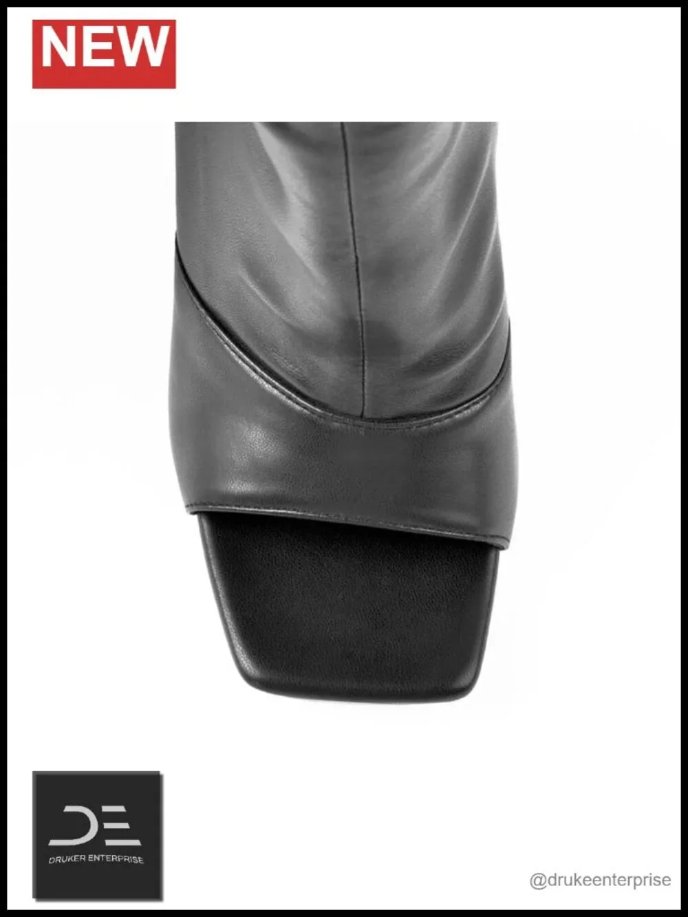 Women's Stiletto Heel Over-the-Knee Boots Pointed Toe Rhinestone Lace Up
